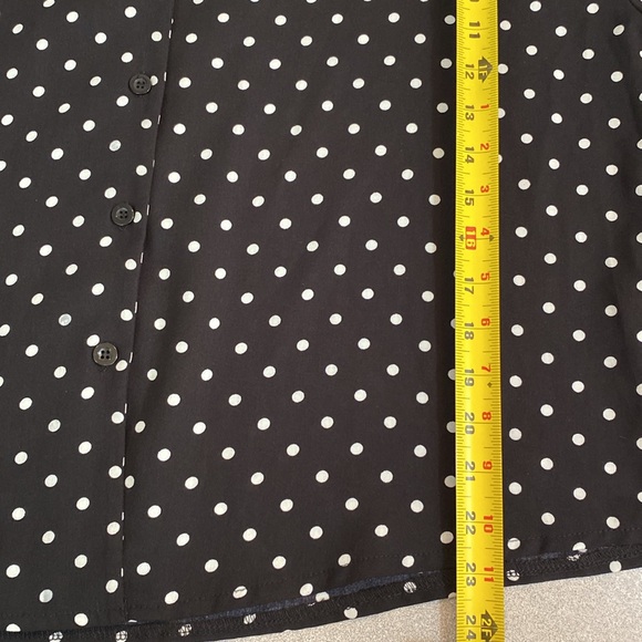 Oak & Fort - polka dot button down blouse. Size S/p - Picture 8 of 9